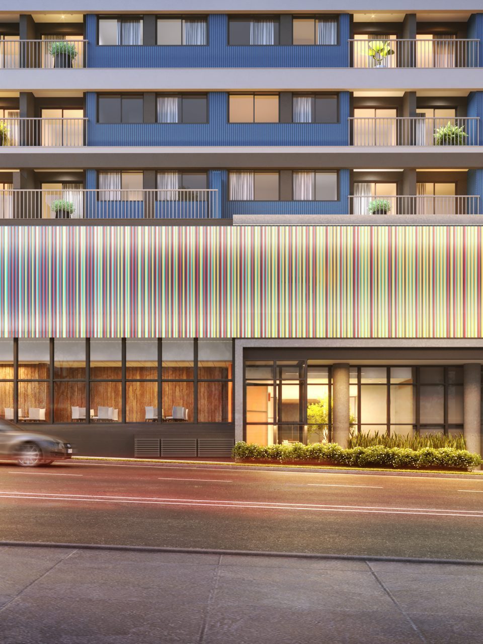 Empreendimento Flow, localizado na Rua Nestor Pestana, São Paulo - SP. Projeto de arquitetura desenvolvido por IDE STUDIO