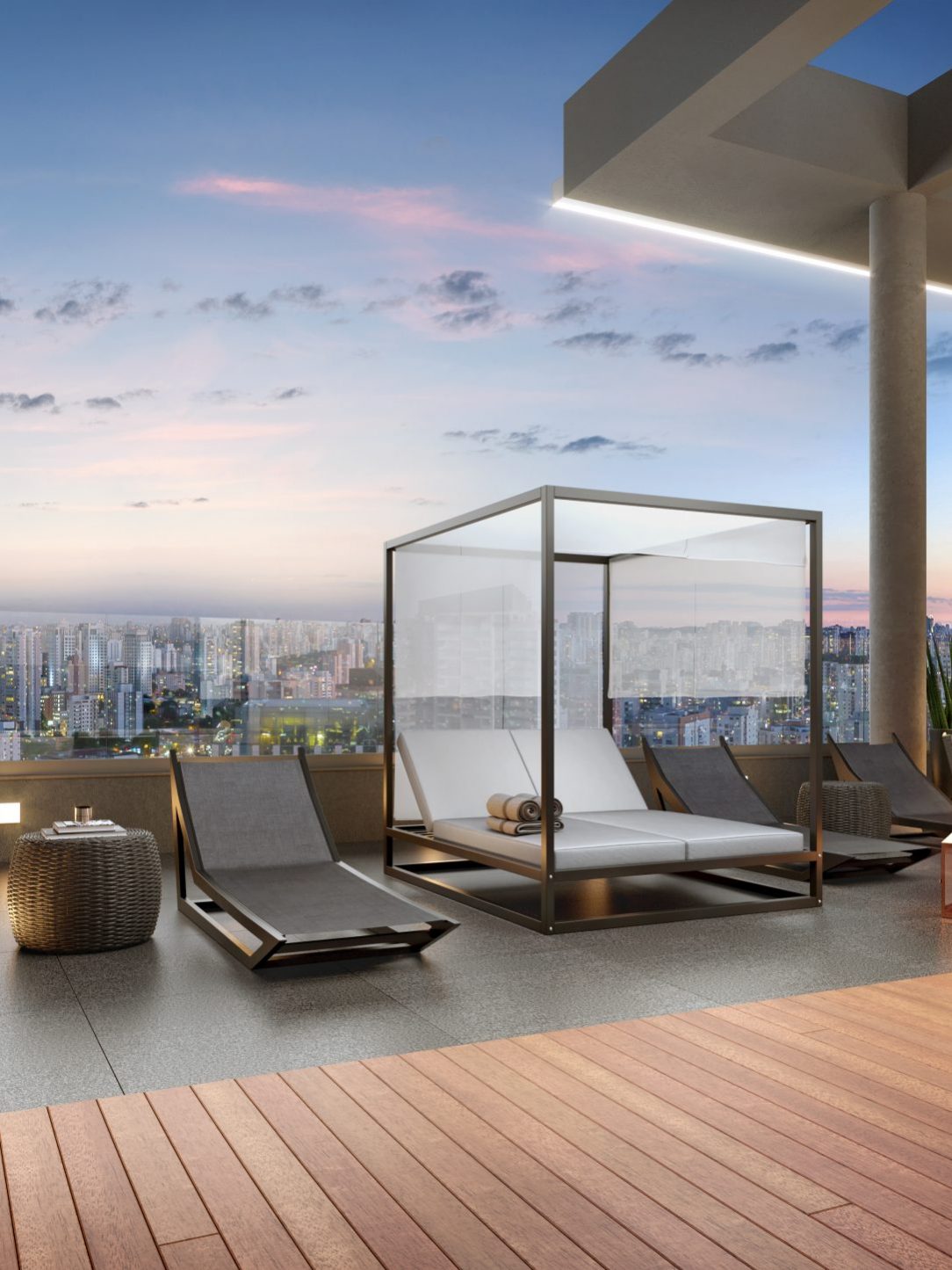 Empreendimento Flow, localizado na Rua Nestor Pestana, São Paulo - SP. Projeto de arquitetura desenvolvido por IDE STUDIO